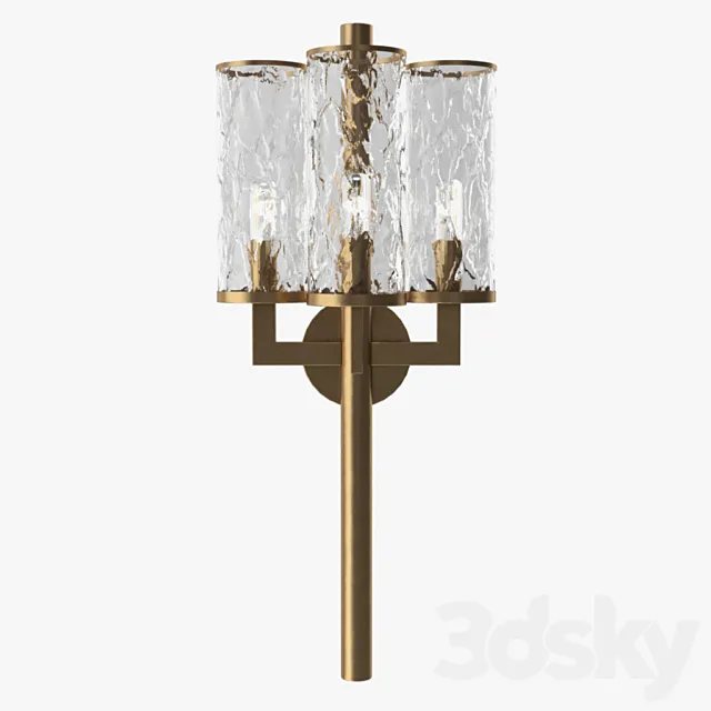 Kelly Wearstler – Liaison triple sconce 3DS Max Model