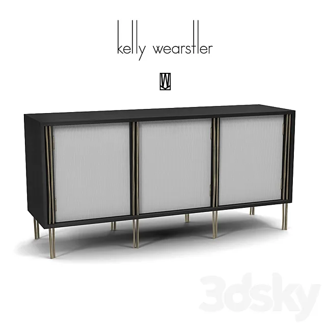 Kelly wearstler MELANGE CREDENZA 3ds Max