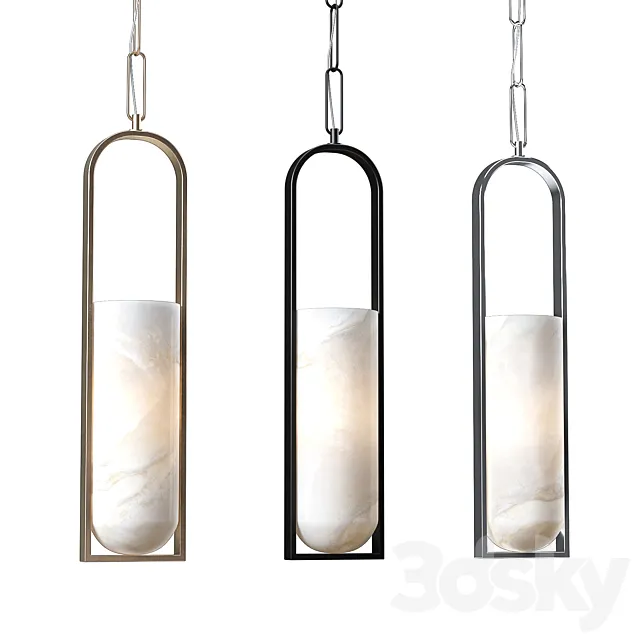 Kelly Wearstler Melange Small Elongated Pendant 3ds Max