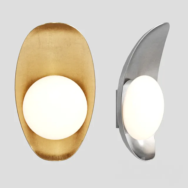 Kelly Wearstler Nouvel Small Sconce 3DS Max Model