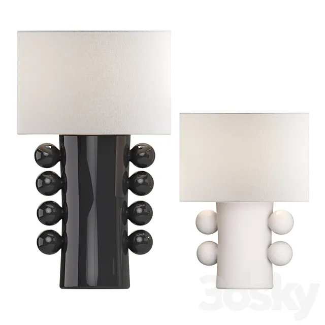 kelly wearstler Tiglia Table Lamps 3ds Max