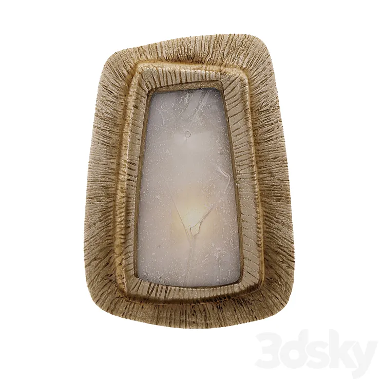 Kelly Wearstler Utopia 1 Light 6 inch Gild Sconce Wall Light 3DS Max Model