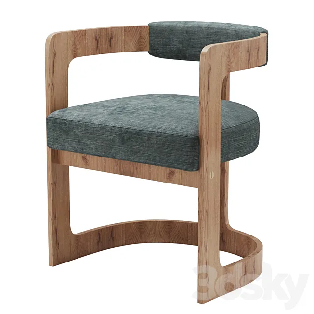 Kelly Wearstler Zuma dining chair 3ds Max