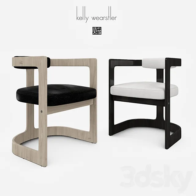 Kelly Wearstler Zuma Dining Chair 3ds Max