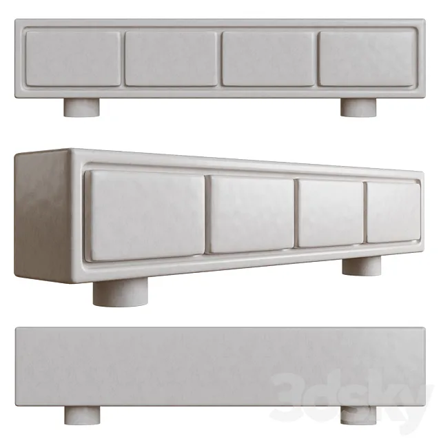 Kelly Wearstler_COLINA CREDENZA 3DS Max Model