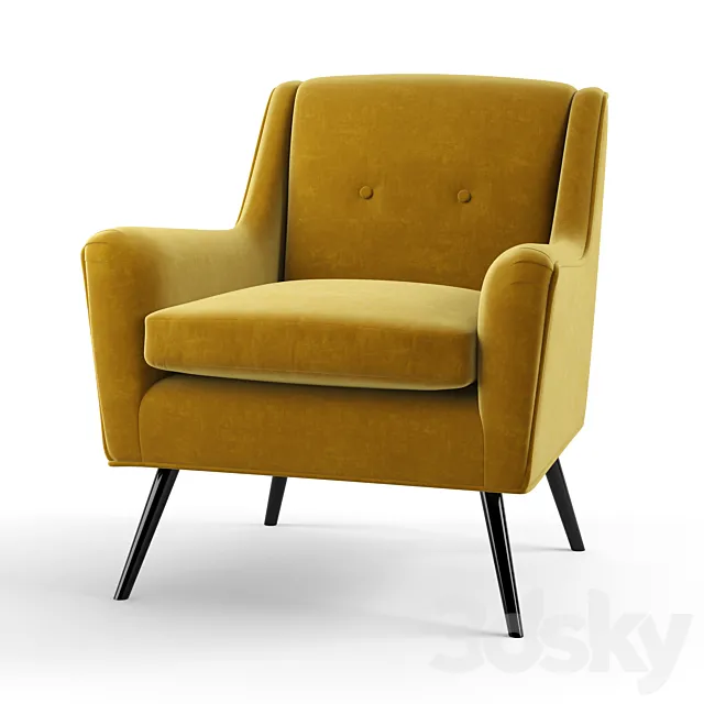 Kelly_Hoppen Oliver Chair 3ds Max