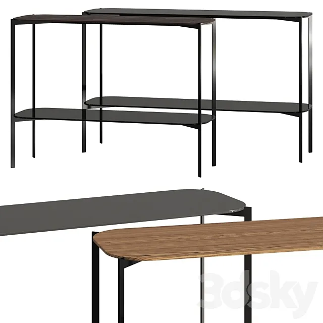 Kendo Mobiliario Exo Console Tables 3ds Max