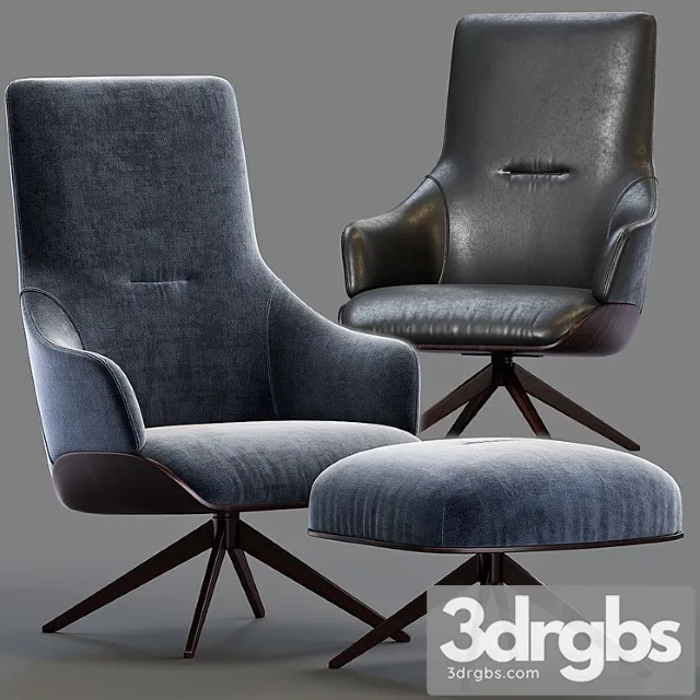 Kensington molteni & c armchair 3dsmax Download