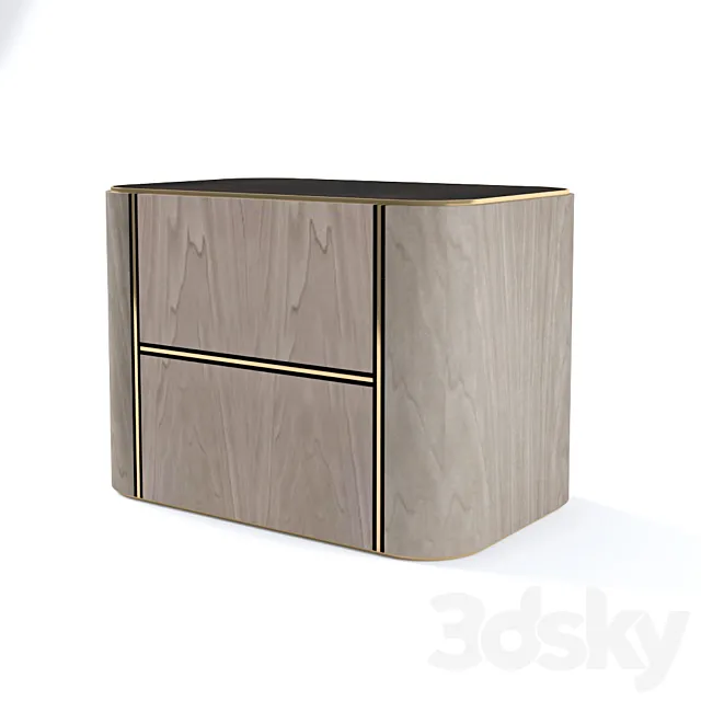 KENT BED SIDE TABLE FRATO 3DS Max Model