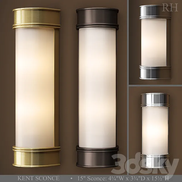 Kent sconce 3ds Max