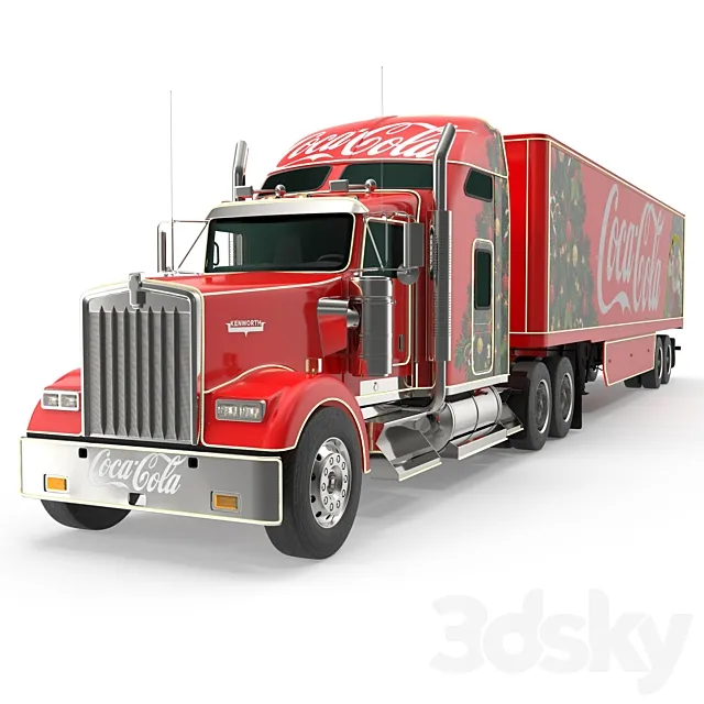 Kenworth K900 New Year Variant 3ds Max