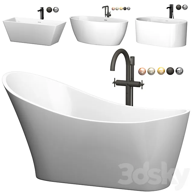 Kerasan bath set 3ds Max