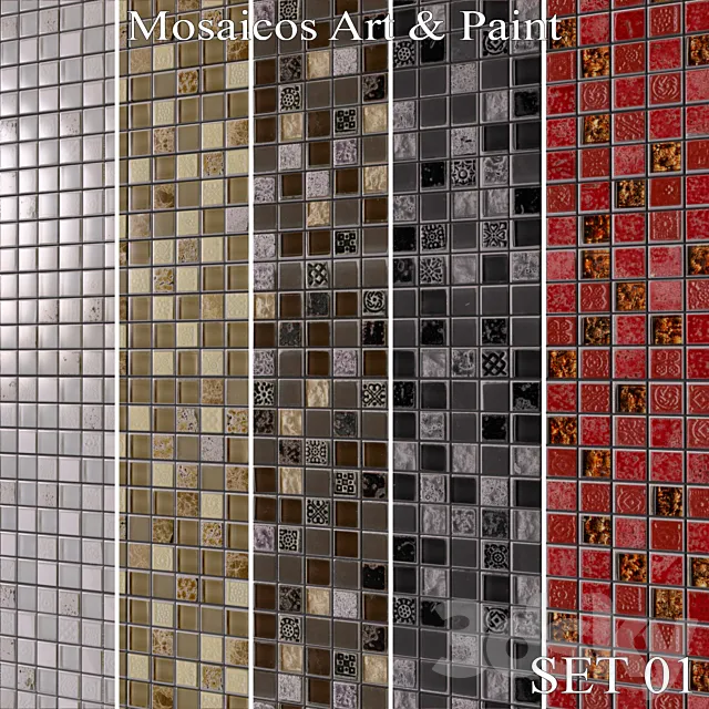 Keros Mosaicos Art & Paint 3DSMax File