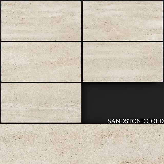 Keros Sandstone Gold 3ds Max