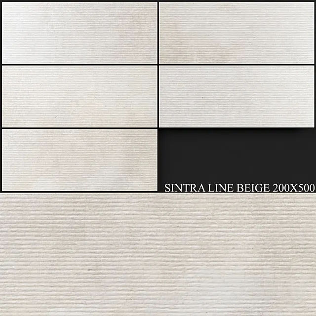 Keros Sintra Line Beige 200×500 3ds Max