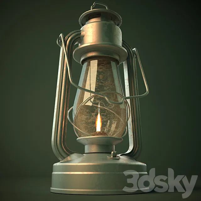 Kerosene lamps BAT 3DSMax File