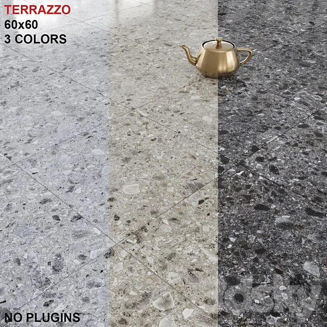 KERRANOVA Terrazzo Tile Set 3DSMax File