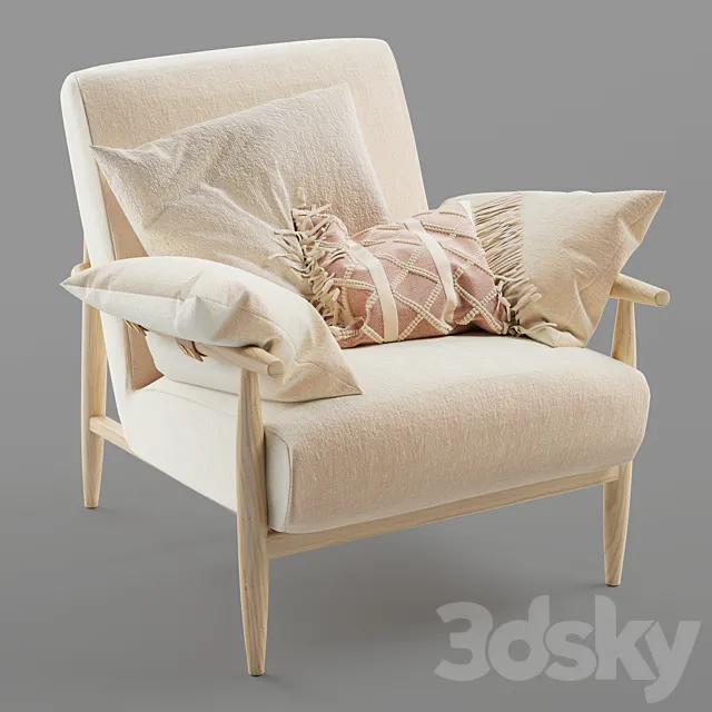 Kershaw chair 3ds Max