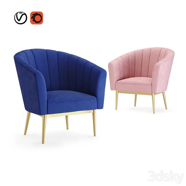 Kester armchair 3dsMax Model