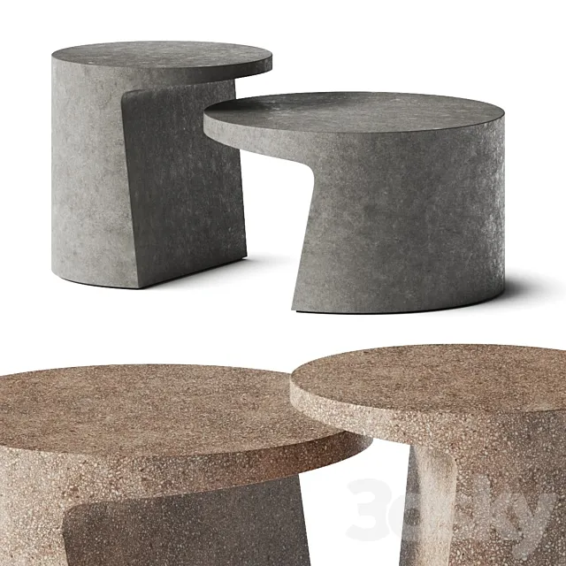 Kettal Giro Coffee Tables 3DS Max Model