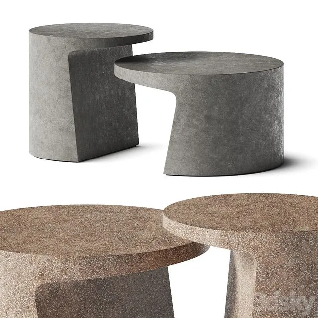 Kettal Giro Coffee Tables 3dsMax Model