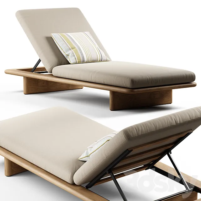 Kettal – Mesh Deckchair 3ds Max