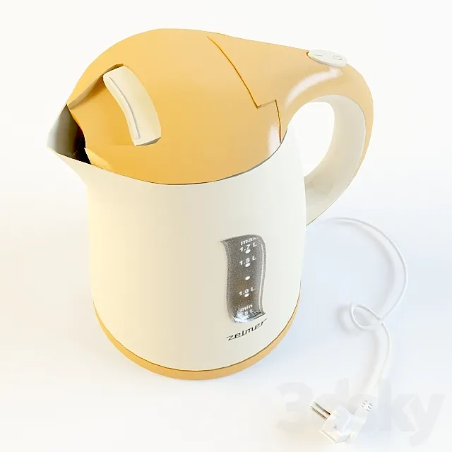 Kettle Zelmer 3DS Max Model