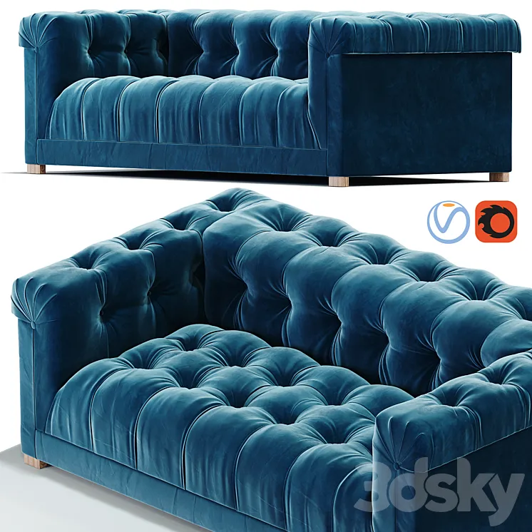 Kettleby sofa 3DS Max