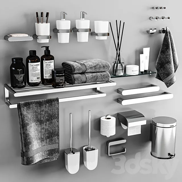 Keuco Bathroom accessories 33 3ds Max