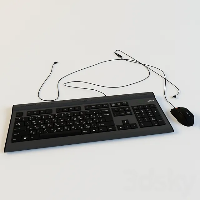 Keyboard and mouse A4 Tech 3ds Max