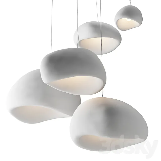KHMARA by Makhno Product. Collection of Pendant Lights 3ds Max