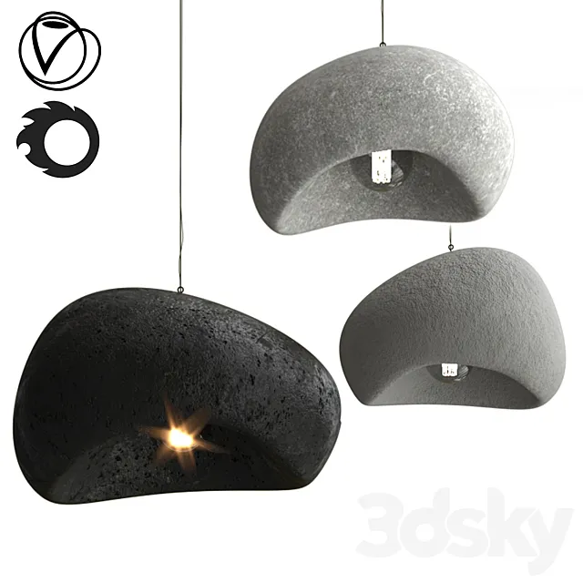 Khmara Pendant Lamp Collection 3DS Max Model