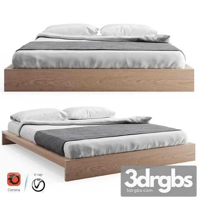 Ki – low loft wooden bed