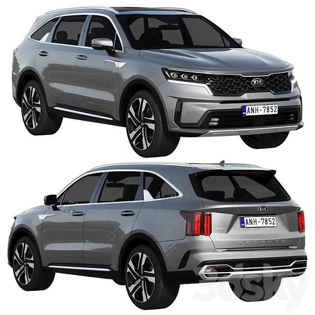 KIA Sorento 2021 3ds Max
