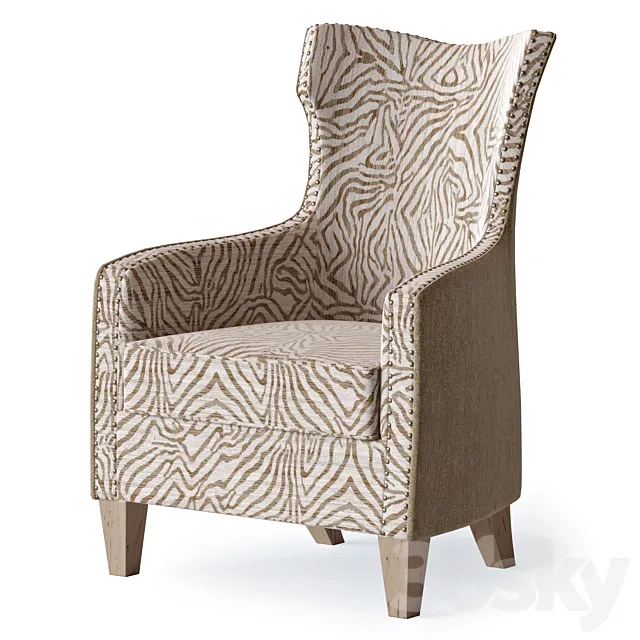 Kiango Armchair 3ds Max