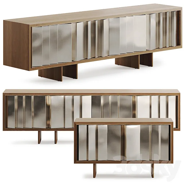 Kibo Media Credenza by CB2 3DSMax File