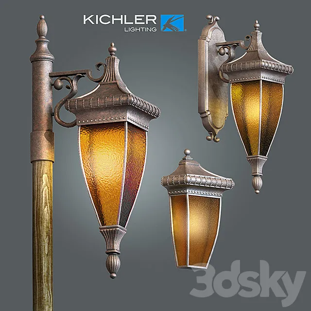 kichler lighting Venetian Rain 3DS Max Model