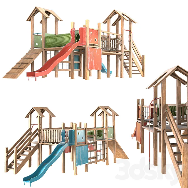 kids playground 3ds Max