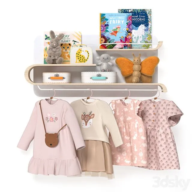 KIDS ROOM DECOR GBS03 3dsMax Model