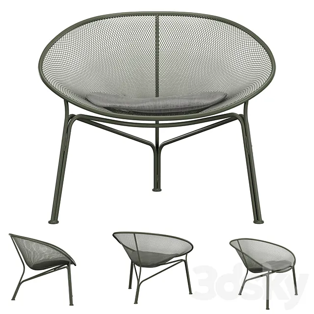 King Luna Chair 3ds Max