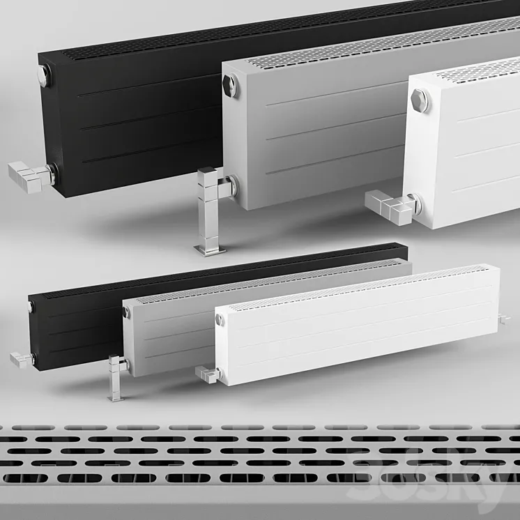 King Vent Convector Radiator 3DS Max