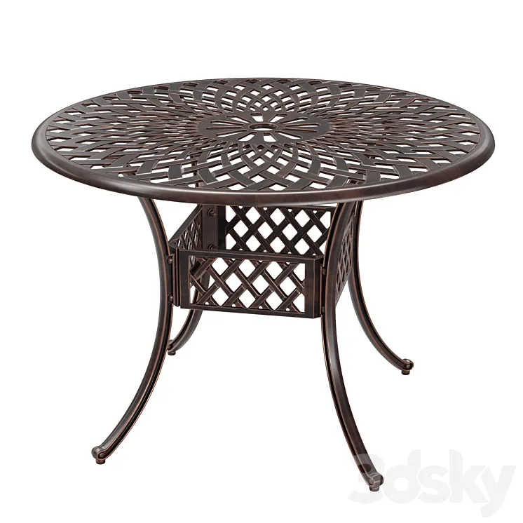 “Kinger Home – 41″” Aiden Round Patio Table” 3DS Max