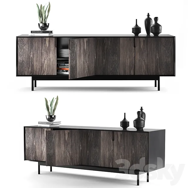 KINGS CREDENZA 3ds Max