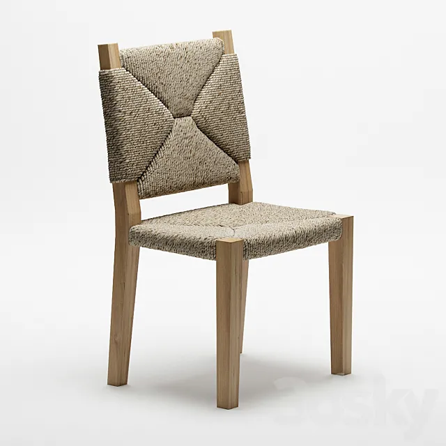 Kingsley Bate Hadley Side Chair 3ds Max