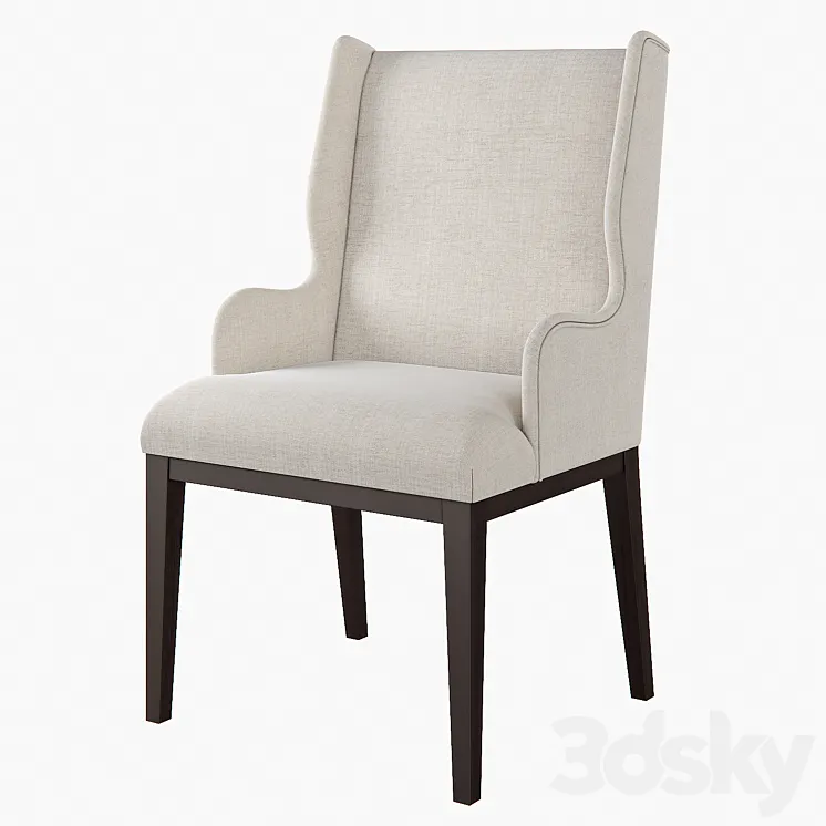 Kingsley Dining Armchair 3DS Max