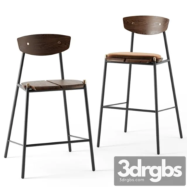 Kink bar stools by district eight