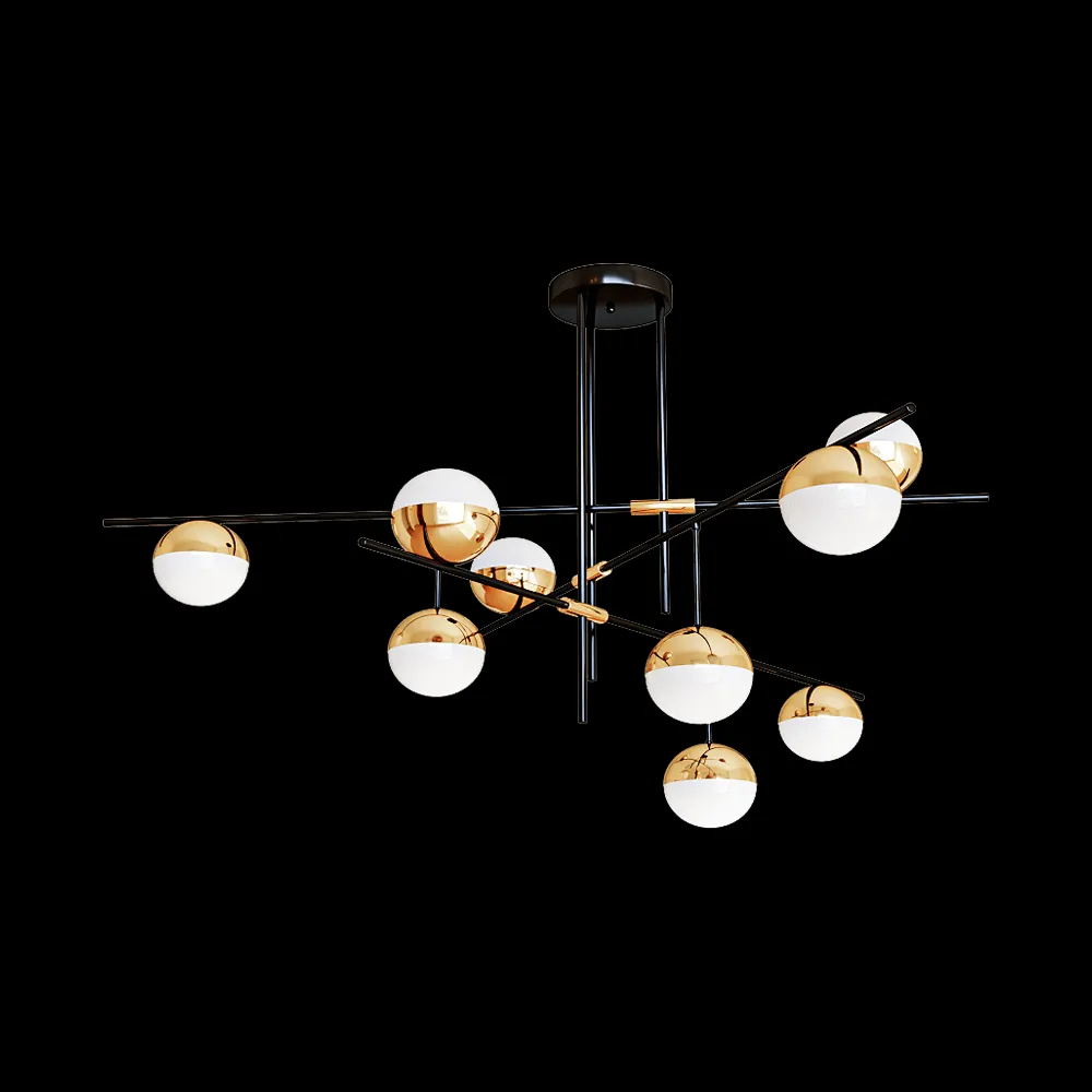 Kink light – Chandelier Navia 3ds Max