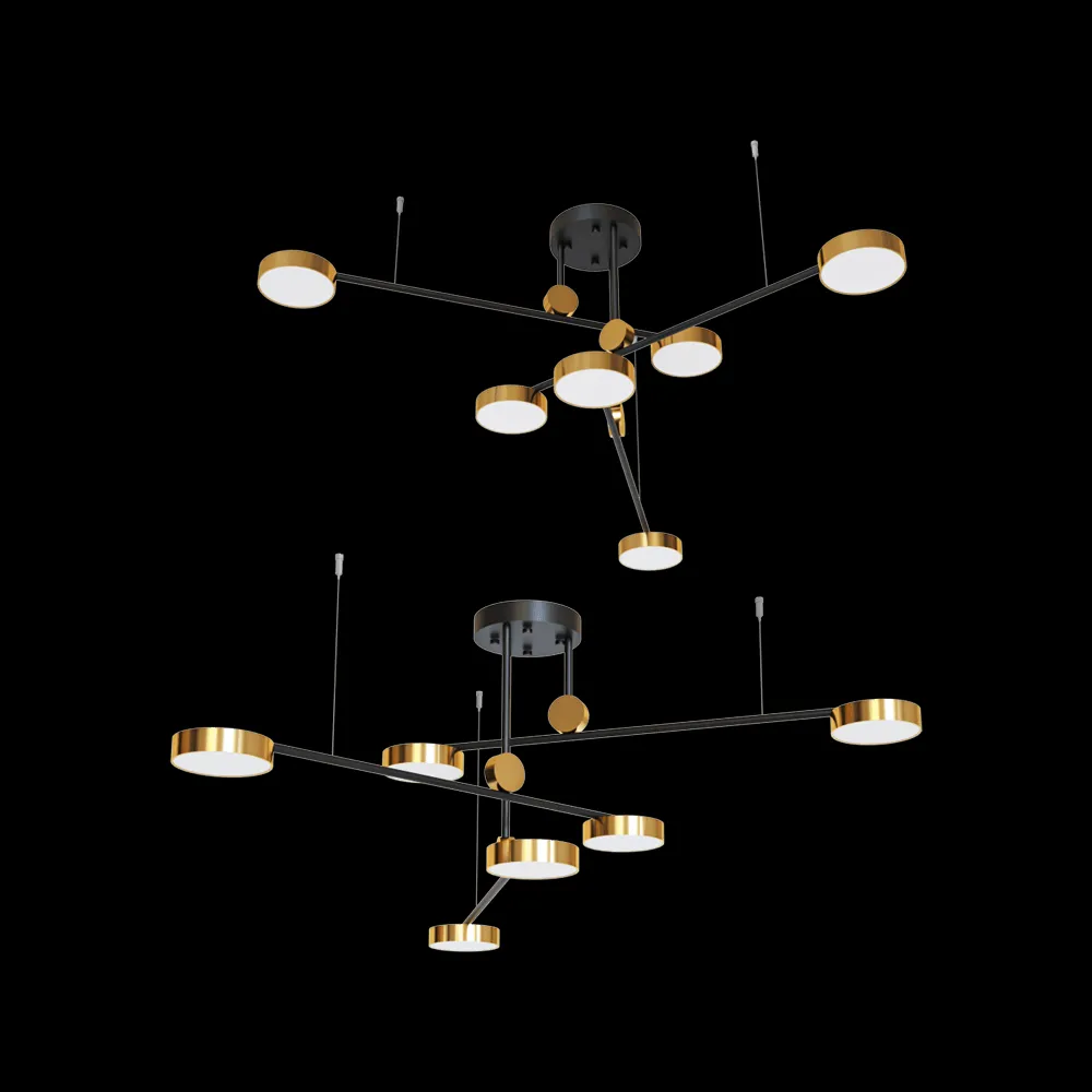 Kink light – Chandelier Rapis 07647-620 3ds Max