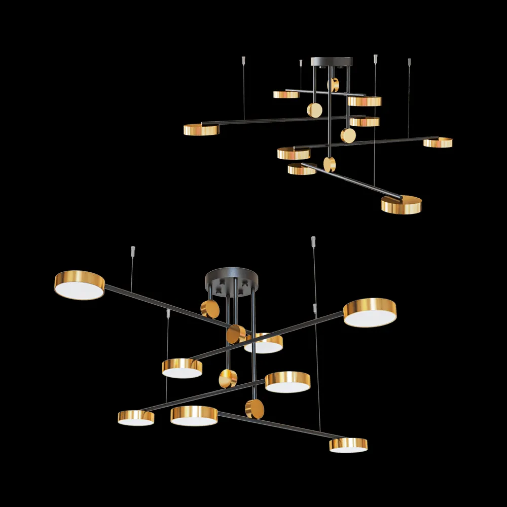 Kink light – Chandelier Rapis 07647-820 3ds Max