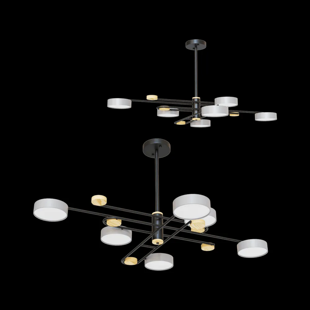 Kink light – Chandelier Rapis 07648-616 3ds Max